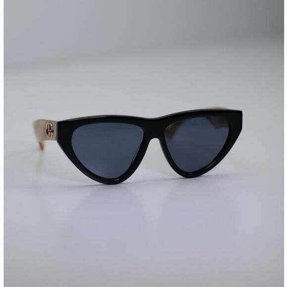 NEW Gucci Sunglasses GG1333S 004 Shiny Black/Blue Women Authentic main image 9